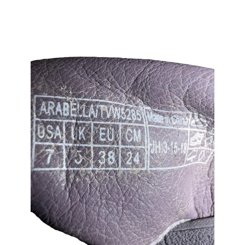 Vionic Arabella Purple Orthotic Flip Flop Sandals Women 7 Comfort Wedge Metallic